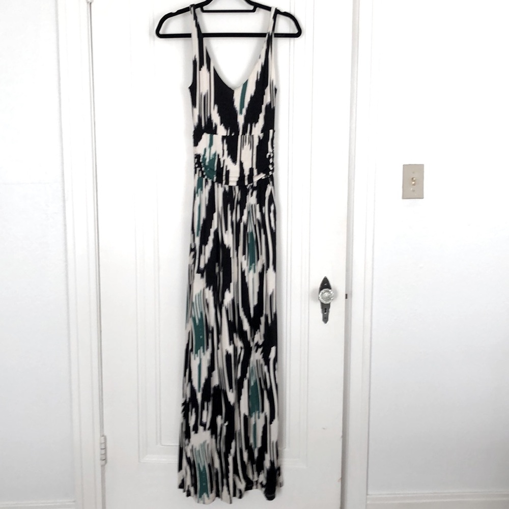 Anthropologie Vanessa Virginia Maxi Ikat Dress Size S